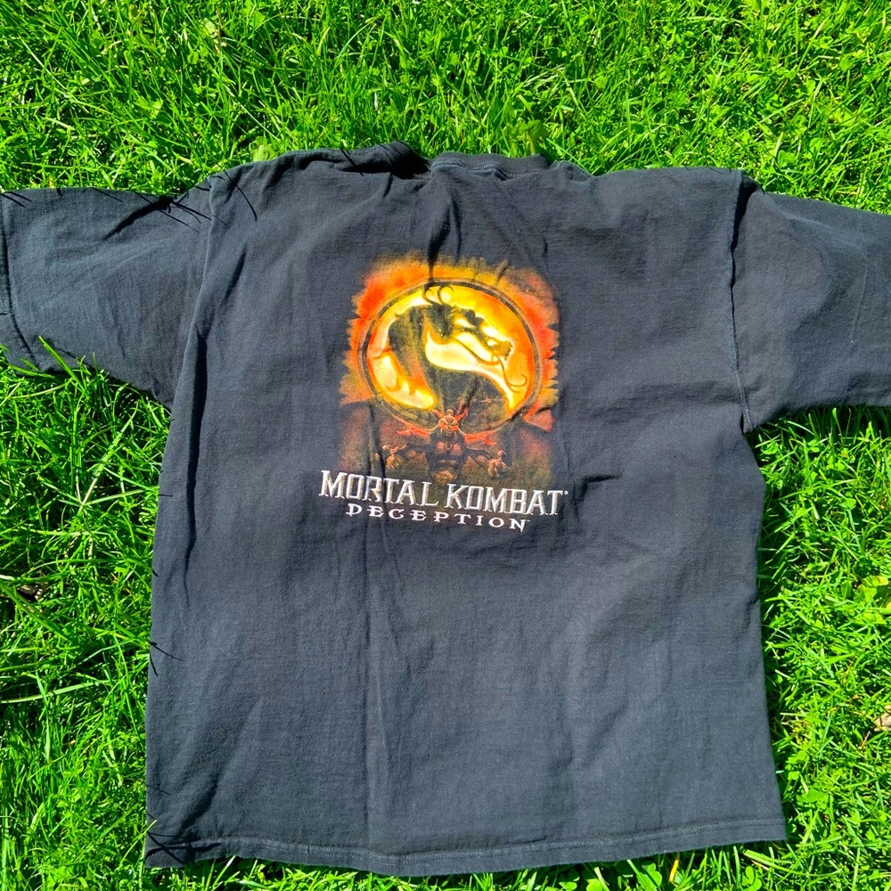 Vintage 2004 Mortal Kombat Deception Promo T-Shirt Midway Games Size Large